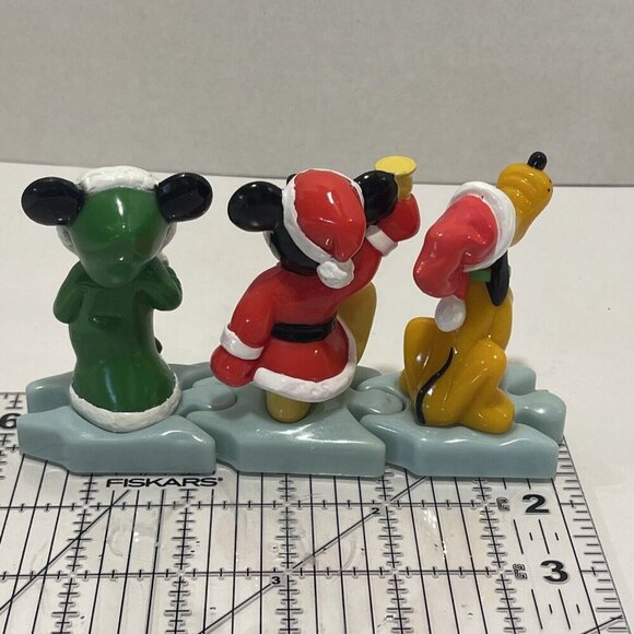 Mickey's Once Upon a Christmas McDonald's Collectible Toys Mickey Minnie & Pluto - Picture 6 of 12